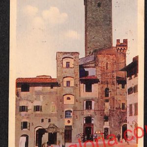 ai5679 - CARTOLINA D' EPOCA - Siena Provincia - San Gimignano