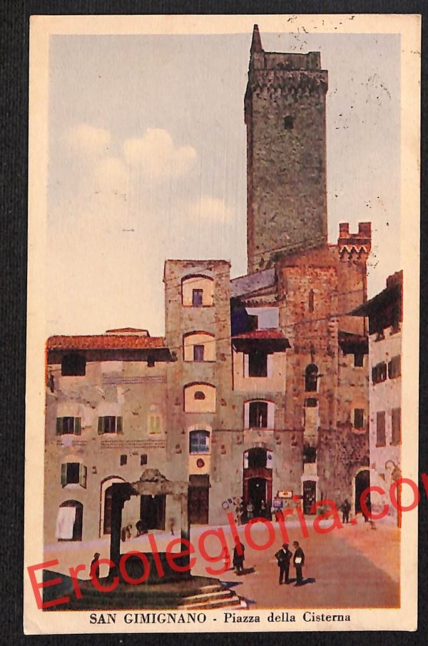 ai5679 - CARTOLINA D' EPOCA - Siena Provincia - San Gimignano