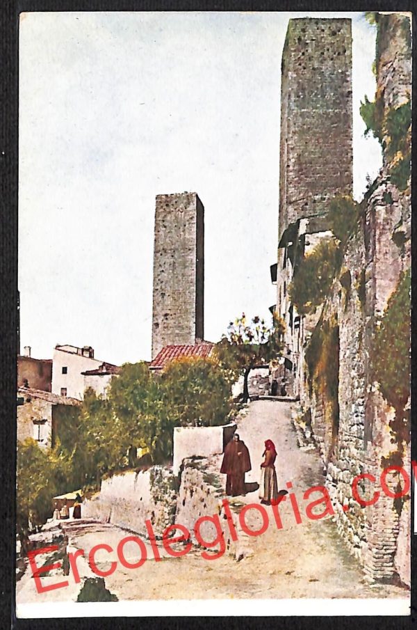 ai5680 - CARTOLINA D' EPOCA - Siena Provincia - San Gimignano