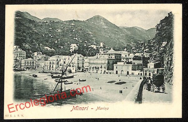 ai4572 - CARTOLINA D'EPOCA - Salerno Provincia - Minori