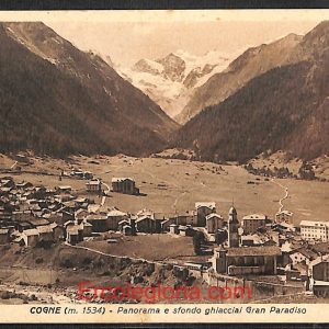 ad9896 - CARTOLINA  D'EPOCA - Aosta Provincia - Cogne  1934
