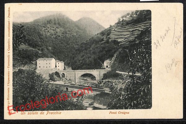 ah8713 - CARTOLINA D'EPOCA - Pistoia Provincia - Pracchia