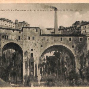 ab8905 - CARTOLINA  D'EPOCA - Perugia Città - Archi di Braccio