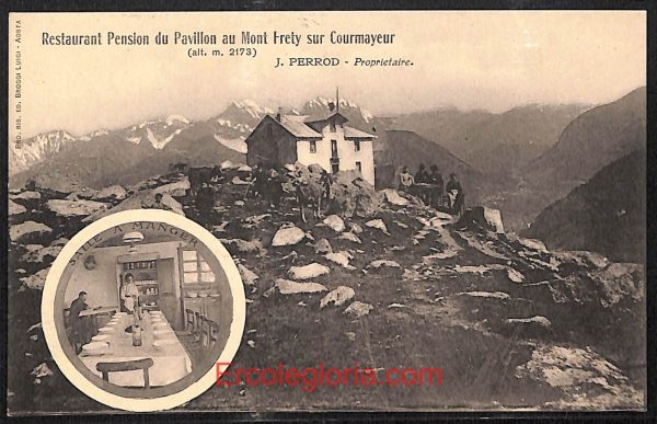 ad9925 - CARTOLINA  D'EPOCA - Aosta Provincia - Courmayeur