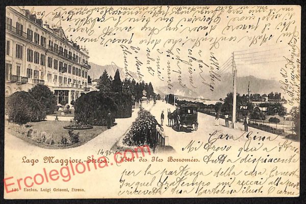 ag5733 - CARTOLINA D'EPOCA - Lago Maggiore - Stresa