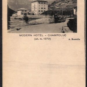 ad9926 - CARTOLINA  D'EPOCA - Aosta Provincia - Champoluc