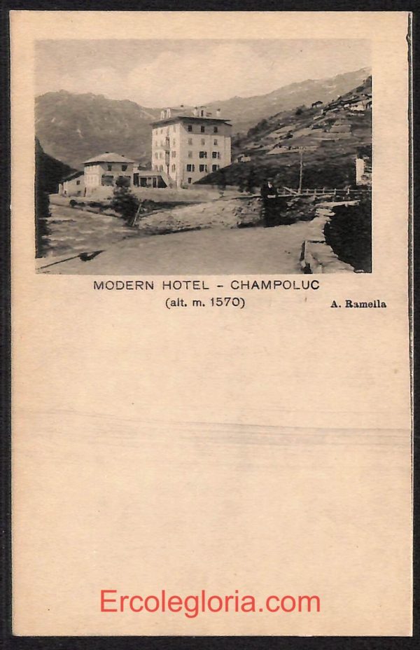 ad9926 - CARTOLINA  D'EPOCA - Aosta Provincia - Champoluc