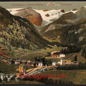 ad9927 - CARTOLINA  D'EPOCA - Aosta Provincia - Champoluc