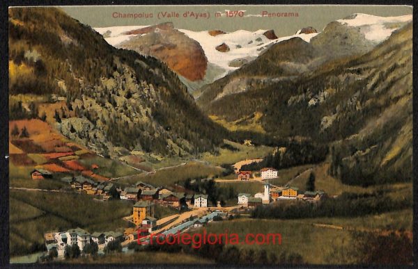 ad9927 - CARTOLINA  D'EPOCA - Aosta Provincia - Champoluc