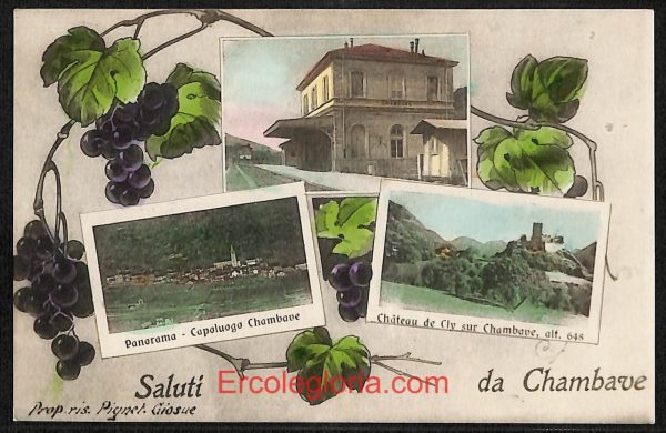 ad9934 - CARTOLINA  D'EPOCA - Aosta Provincia - Chambave