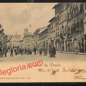 ah8766 - CARTOLINA D'EPOCA - Pistoia Provincia - Pescia