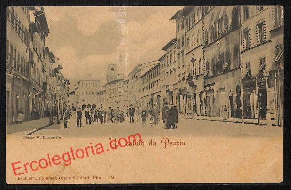 ah8769 - CARTOLINA D'EPOCA - Pistoia Provincia - Pescia