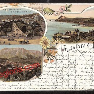ah3766 - CARTOLINA D'EPOCA - Napoli Città - Panorama