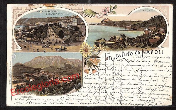 ah3766 - CARTOLINA D'EPOCA - Napoli Città - Panorama