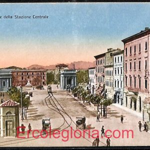 ad0311 - CARTOLINA D'EPOCA - Pisa Città - Piazzale della Stazione Centrale