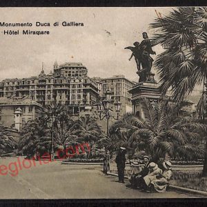 ag0762 - CARTOLINA D'EPOCA - Genova Città - Monumento Duca di Galliera  1917