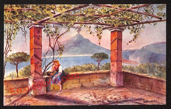 ah3793 - CARTOLINA D'EPOCA - Napoli Città - Sorrento