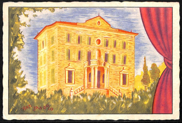 ac3728 - CARTOLINA  D'EPOCA - Milano Città - CasaRiposo Artisti Drammatici 1930