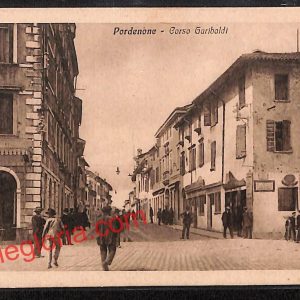 ah8852 - CARTOLINA D'EPOCA - Pordenone Città - Corso Garibaldi