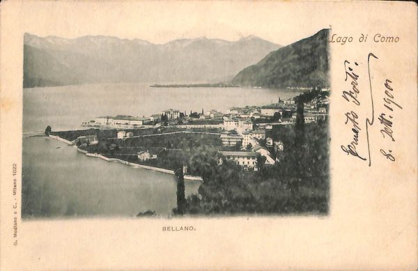 ab6336 - CARTOLINA  D'EPOCA - Como Provincia : LAGO DI COMO 1900