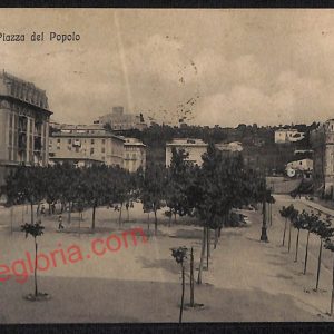 ag0851 - CARTOLINA D'EPOCA - Genova Città - Piazza del Popolo  1916