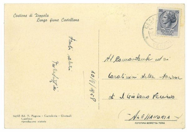 ah8886 - CARTOLINA D'EPOCA - Pordenone Provincia - Zoppola - immagine 2