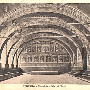 aa9798 - CARTOLINA  D'EPOCA - Perugia Città - Sala dei Notari