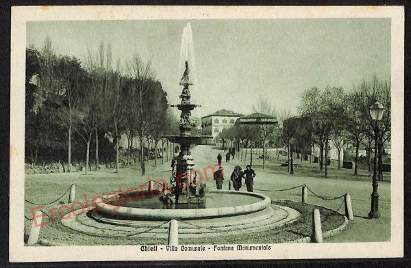 ae4970 - CARTOLINA D'EPOCA - Chieti Città - Fontana Monumentale