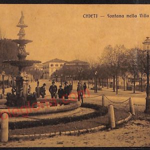 ae4979 - CARTOLINA D'EPOCA - Chieti Città - Fontana nella Villa Comunale
