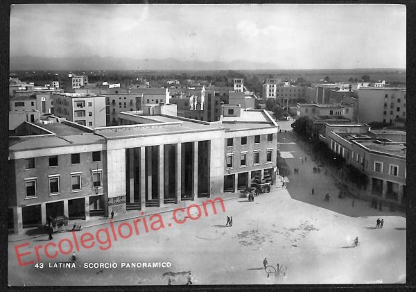 ag5740 - CARTOLINA D'EPOCA - Latina Città - Scorcio Panoramico   1931