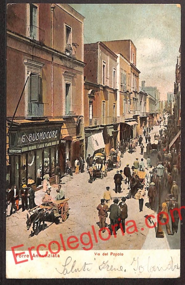 ah3859 - CARTOLINA D'EPOCA - Napoli  Provincia - Torre Annunziata