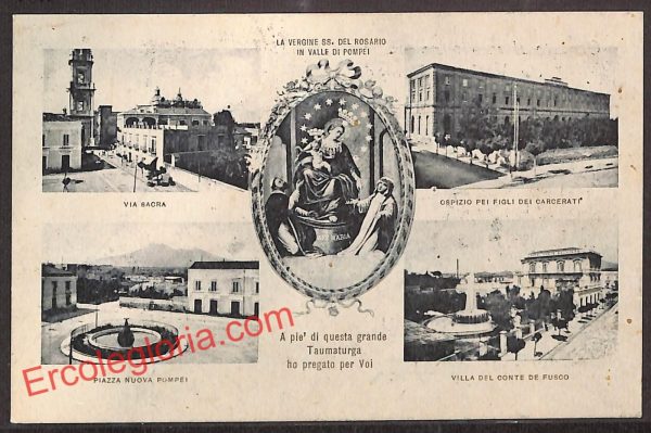 ah3867 - CARTOLINA D'EPOCA - Napoli  Provincia - Valle di Pompei