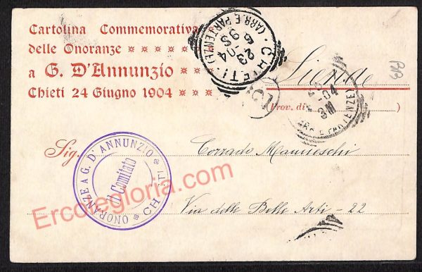 ae5003 - CARTOLINA D'EPOCA - Chieti Città - immagine 2