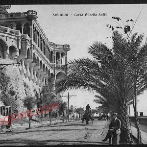 ag0888 - CARTOLINA D'EPOCA - Genova Città - Corso Aurelio Saffi