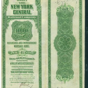 P4342 - NEW YORK CENTRAL RAILROAD COMPANY, MORTGATE BOND 1974