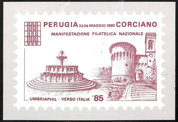aa9849 - CARTOLINA  D'EPOCA - Perugia Città - Corciano  1985