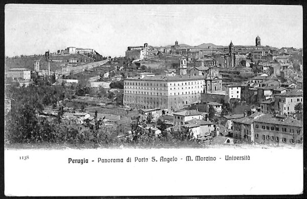 aa9857 - CARTOLINA  D'EPOCA - Perugia Città - Porta di S. Angelo  1916