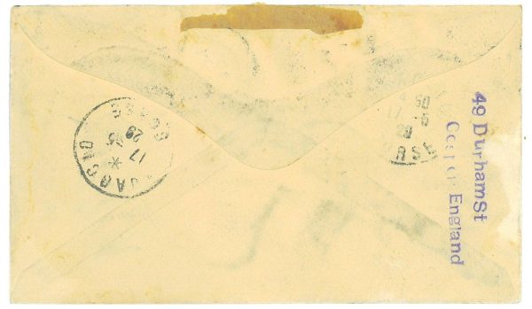 P3652 - AIRMAIL , GREAT BRITAIN . 14.5.1928 LONDON MARSEILLE TUNIS , MÜLLER 163 - immagine 2