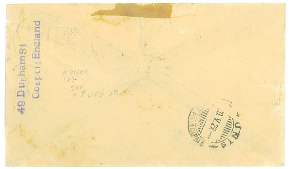 P3653 - AIRMAIL , GB . TO TUNIS. WITH SPECIAL UPU CONGRESS CANCELLATION (RR) - immagine 2
