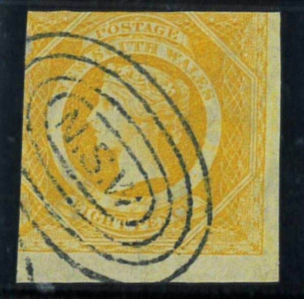 P3838A - NEW SOUTH WALLES, SG# 98 ,RIGHT WIDE MARGIN, BOTTOM HUGE MARGIN, USED