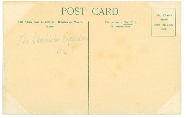 P3849 - ANTARTIC EXPEDITION, SHACKLETON 1907/09 REAL PHOTO. - immagine 2