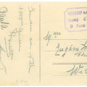 P3676 - AVIATION MEETING, LUXEMBURG MONDORF LES BAINS 9.6.1910