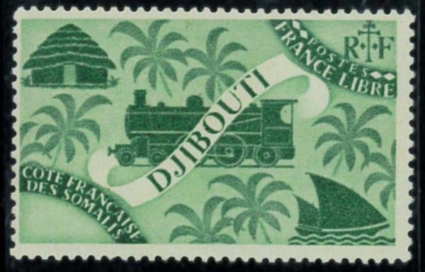 P4395 - DJIBOUTI, YVERT 247 a  (WITHOUT FACE VALUE) MLH .....RARE