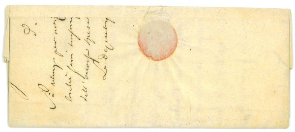 P4338 - PRESTAMP FOLDED LETTER, MILITAR FRANCHISE, - immagine 2