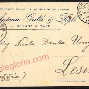 ae5031 - CARTOLINA D'EPOCA - Chieti Provincia - Ortona  1925
