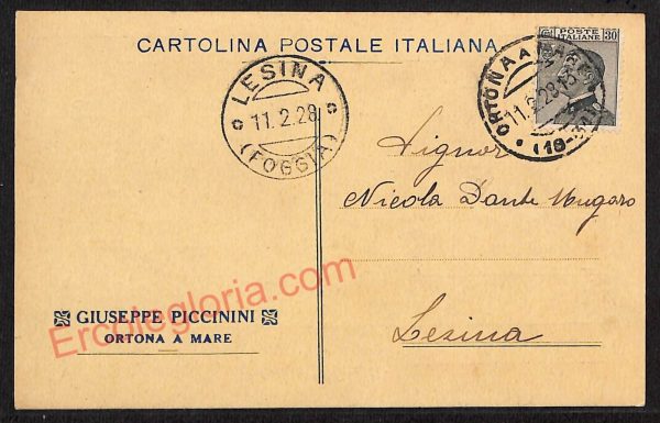 ae5036 - CARTOLINA D'EPOCA - Chieti Provincia - Ortona