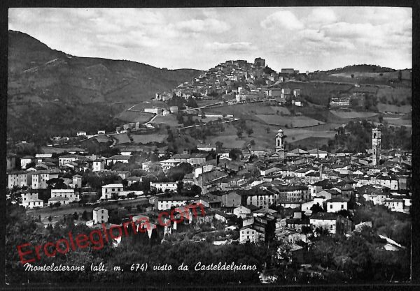 ag2421 - CARTOLINA D'EPOCA - Grosseto Provincia - Montelaterone   1956