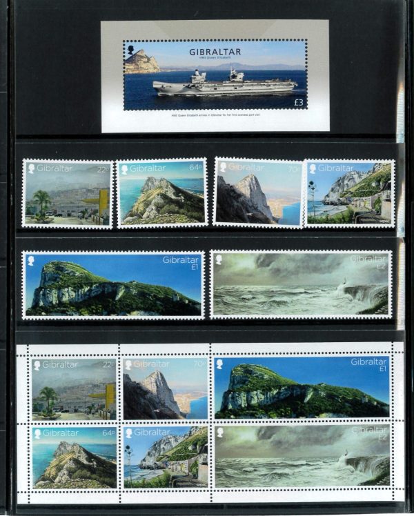P4347 - GIBRALTAR, COMPLETE YEAR 2018 , ON OFFICIAL FOLDER. - immagine 2