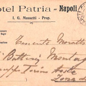 ab7999 - CARTOLINA  D'EPOCA - Napoli  Città - Hotel Patria  1919
