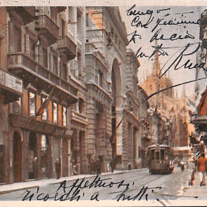 ac3736 - CARTOLINA  D'EPOCA - Milano Città - Corso V. E. 1940